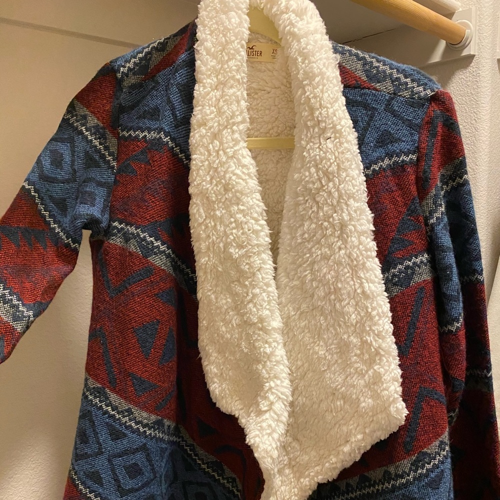 Hollister Sherpa lined cardigan!